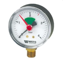 WATTS Manomètre ABS chauff./axial FR100 0-4bar