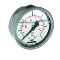 WATTS Manom.inox glyc/axial FR114 DN63 0-10bar