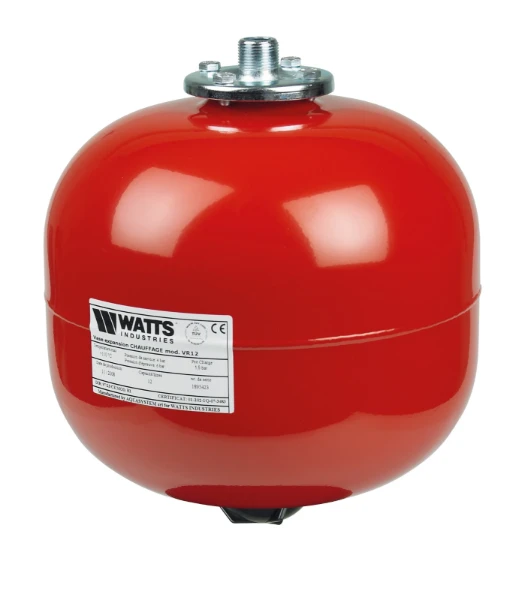 Watts VR 18 expansievat (cv) 18 l x 3/4 - 1,5 bar - rood