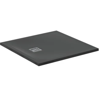 T5597FV Ideal Standard Ultra Flat S+ douchebak 900 x 900 mm - black