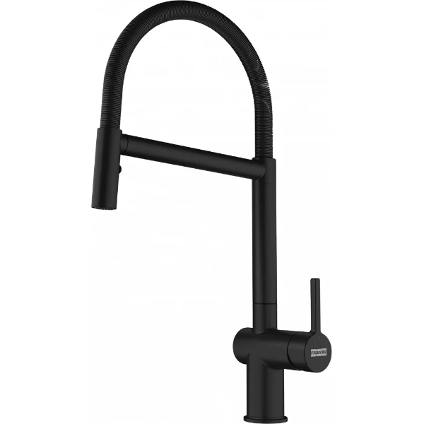 Franke Active - Mitigeur à bec mobile / Side lever / noir mat