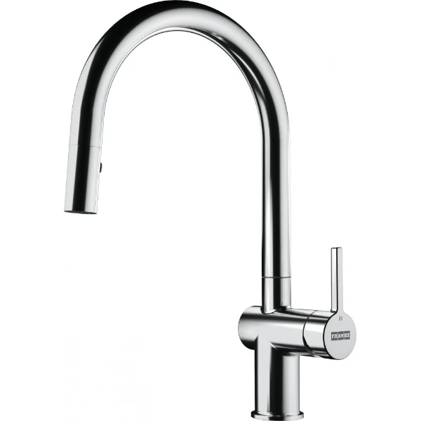 Franke Active - Mitigeur J à bec extractible / Side lever / Chromé