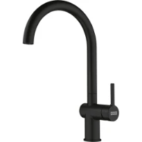 Franke Active - Mitigeur J à bec pivotable / Side lever / Noir Mat