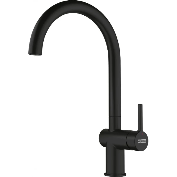 Franke Active eengreepskeukenmengkraan J met zwenkbare uitloop Side lever - zwart mat