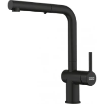 Franke Active - Mitigeur L à bec extractible / Side lever / Noir Mat