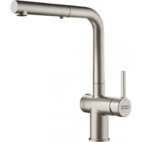Franke Active I-Twist - Mitigeur L à bec extractible / Inox look
