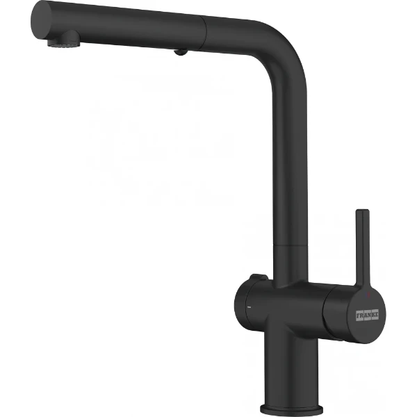 Franke Active I-Twist - Mitigeur L à bec extractible / Noir mat