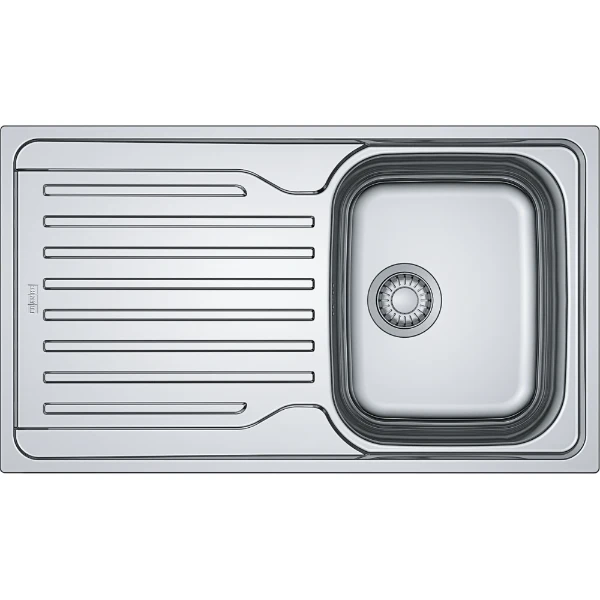 Franke Antea inbouwspoeltafel 860 x 500 mm - 1 bak - glad - omkeerbaar