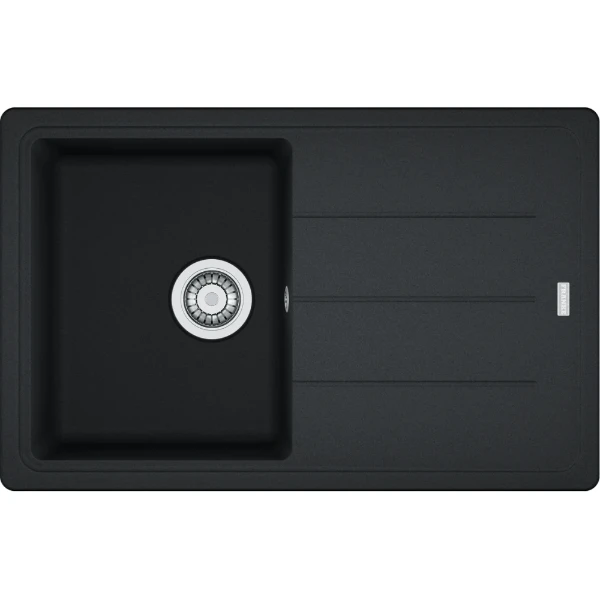 Franke Basis inbouwspoeltafel 780 x 500 mm - 1 bak - Onyx - omkeerbaar