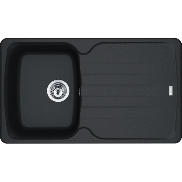 Franke Antea - Evier à encastrer / 860 x 500  mm/ 1 bassin / Onyx /