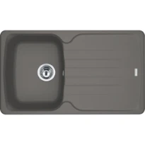 Franke Antea - Evier à encastrer / 860 x 500  mm/ 1 bassin / Gris Pierre /