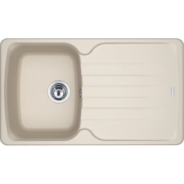 Franke Antea - évier à encastrer / 860 x 500 mm/ 1 bassin / Café Crême / réversible