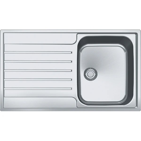 Franke Argos vlakbouw - SlimTop spoeltafel 860 x 510 mm - 1 bak