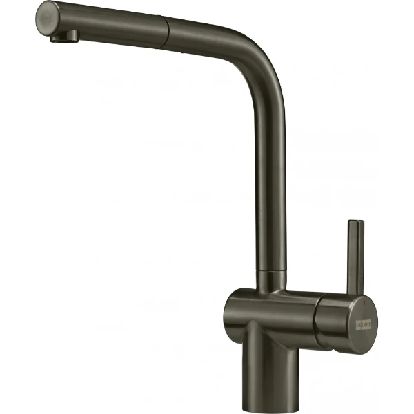 Franke Atlas Neo eengreepskeukenmengkraan met uittrekbare uitloop Side lever - antraciet