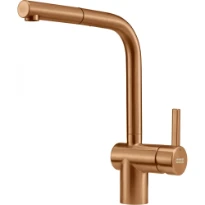 Franke Atlas Neo - Mitigeur à bec extractible / Side lever / Copper