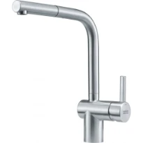 Franke Atlas Neo - Mitigeur à bec extractible / Side lever / Inox