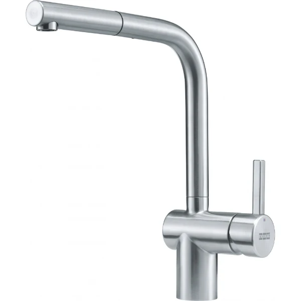 Franke Atlas Neo eengreepskeukenmengkraan venstermodel met uittrekbare uitloop Side lever