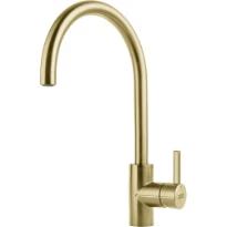 Franke Eos Neo - Mitigeur à bec orientable / Side lever / Reflet d'Or