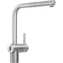 Franke Atlas Neo Sensor - Mitigeur à bec extractible / Side lever / Inox