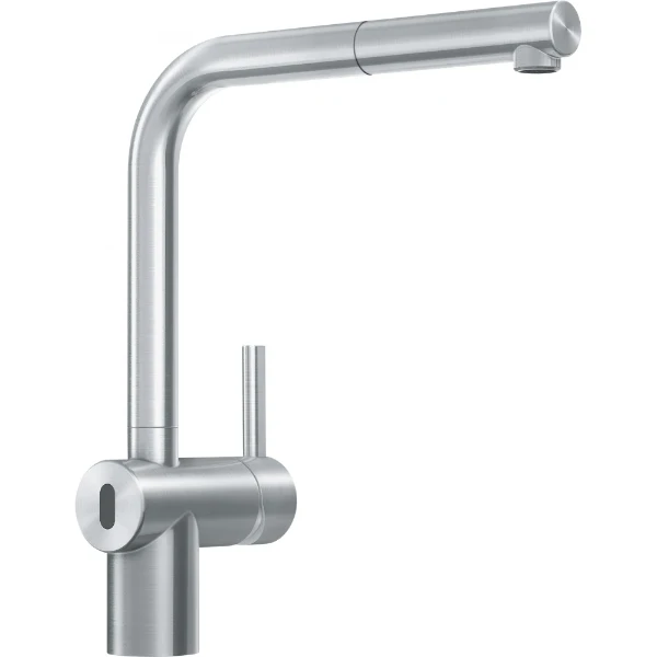 Franke Atlas Neo Sensor - Mitigeur à bec extractible / Side lever / Inox