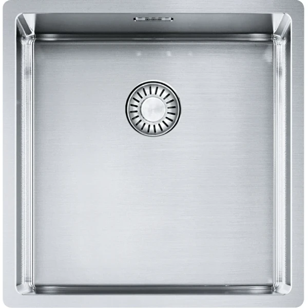 Franke Box vlakbouw - SlimTop - en onderbouwspoelbak 440 x 450 mm - glad