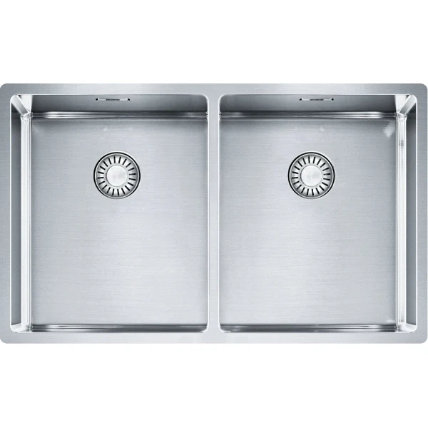 Franke Box vlakbouw - SlimTop - en onderbouwspoelbak 740 x 450 mm - glad