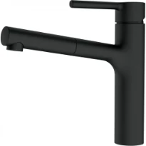 Franke Centro - Mitigeur à bec extractible / Top lever / noir mat