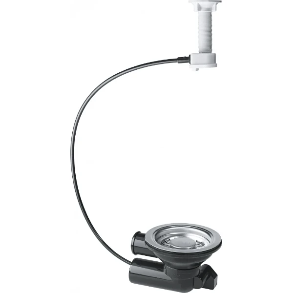 Franke Acces Ruimtebesparend ventiel 3 1/2 met kabel 550 mm - voor draaiknop