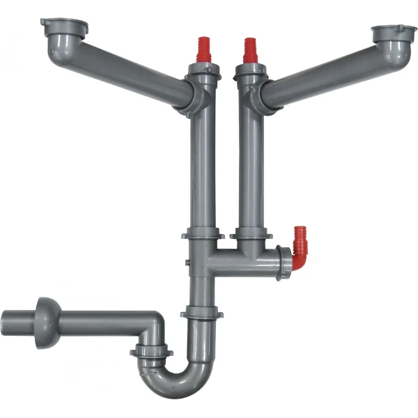 Franke Acces Set d’évacuation gain de place pour 2 bassins