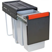 Franke Cube - Séparateur de déchets / Ouverture latérale / 300  mm/ 3 x 10 l / Manuelle