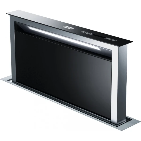 Franke Downdraft - hotte plan de travail / 900  mm/ inox-Verre noir