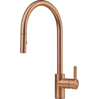 Franke Eos Neo - Mitigeur à bec extractible / Side lever / Copper