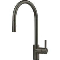 Franke Eos Neo - Mitigeur à bec extractible / Side lever / Anthracite