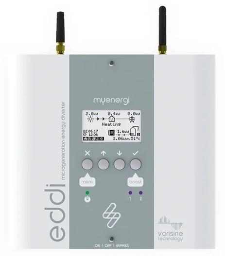 Myenergi Eddi energie omleider voor zonne-energie