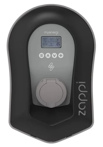 Myenergi Zappi station de recharge solaire pour voiture - Noir - Version triphasée à 2 prises