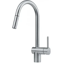 Franke Leda Neo - Mitigeur à bec extractible / Side lever / Inox