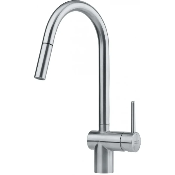 Franke Leda Neo eengreepskeukenmengkraan met uittrekbare uitloop Side lever