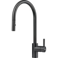 Franke Eos Neo - Mitigeur à bec extractible / Side lever / Noir industriel
