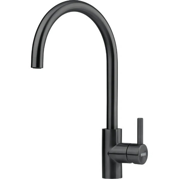 Franke Eos Neo - Mitigeur à bec orientable / Side lever / Noir industriel
