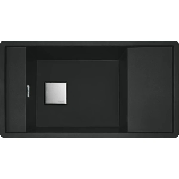 Franke Fresno inbouwspoeltafel 877 x 495 mm - 1 bak - zwart mat