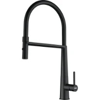 Franke Icon - Mitigeur à bec mobile / Side lever / Noir mat