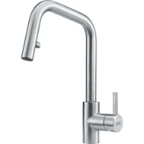 Franke Kubus - Mitigeur à bec extractible / Side lever / Inox