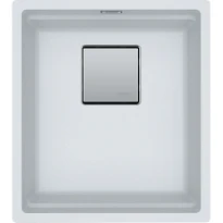 Franke Kubus 2.0 - Cuve à sous-encastrer / 370 x 420  mm/ Blanc metallisé