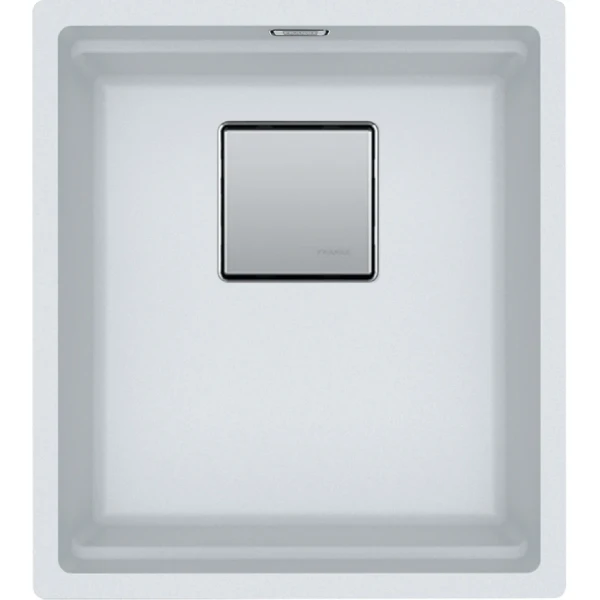 Franke Kubus 2.0 - Cuve à sous-encastrer / 370 x 420  mm/ Blanc metallisé