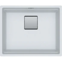 Franke Kubus 2.0 - Cuve à sous-encastrer / 520 x 420  mm/ Blanc metallisé