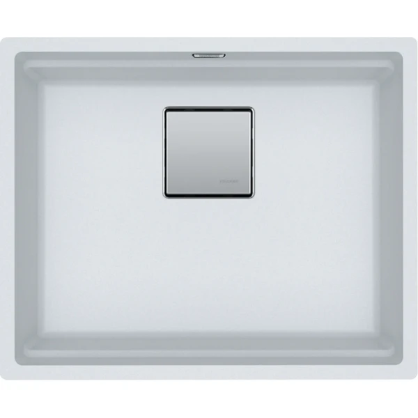Franke Kubus 2.0 - Cuve à sous-encastrer / 520 x 420  mm/ Blanc metallisé