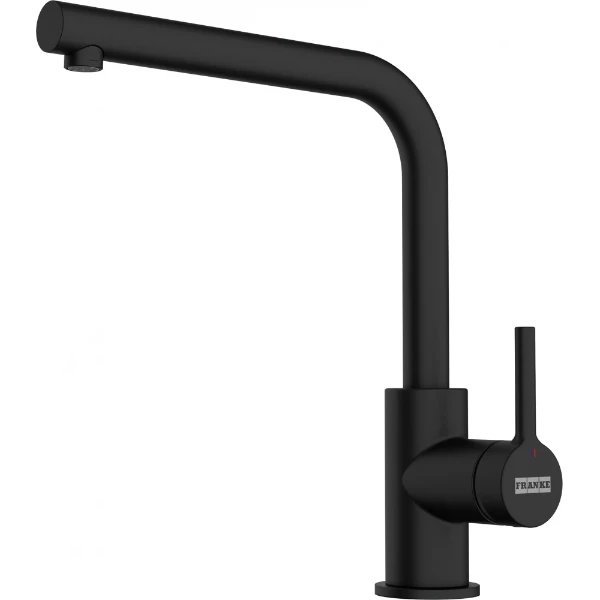 Franke Lina - Mitigeur à bec pivotable / Side lever / Noir mat