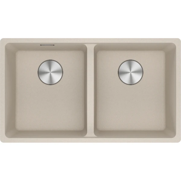 Franke Maris - Evier à sous-encaster / 753 x 433 mm / 2 bassins / Café Crème