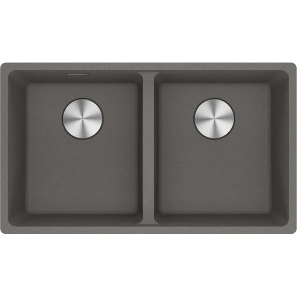 Franke Maris onderbouw spoeltafel 753 x 433 mm - 2 bakken - steengrijs