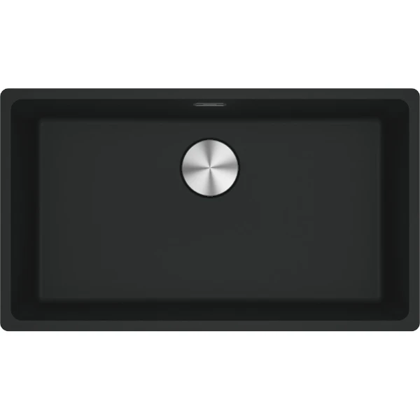 Franke Maris - Evier à afleurer / 753 x 433 mm / 1 bassin / Noir Mat